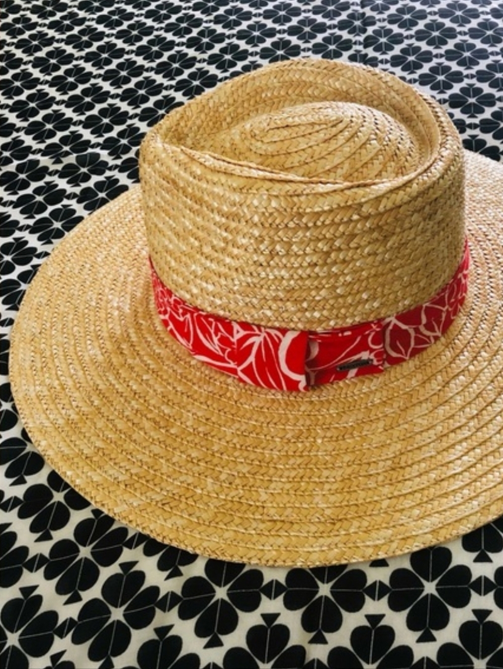 New!!! Brixton ✨️ Joanna Straw Fedora Women's Hat Size S - Picture 7 of 11